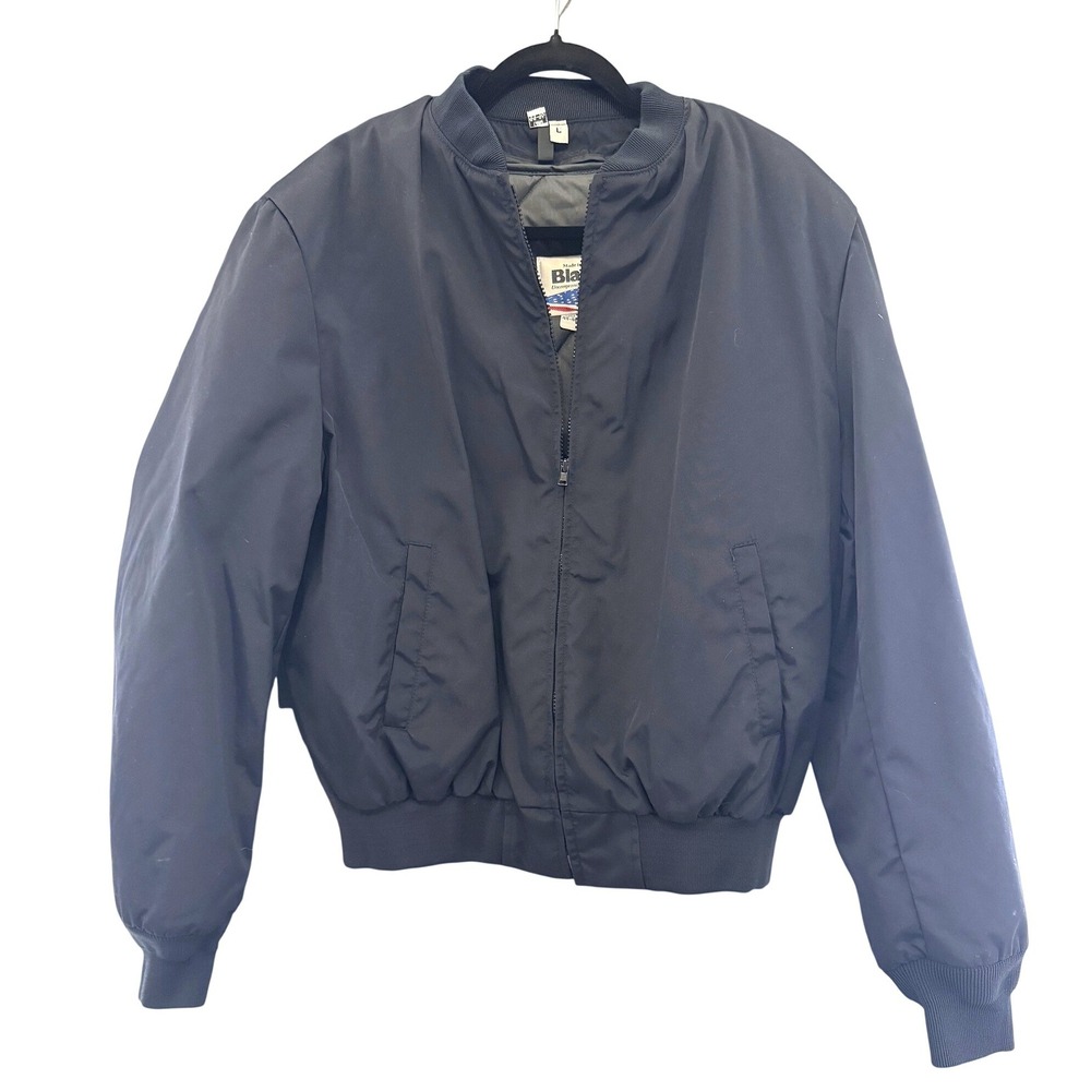 Vintage Blauer Tactical Bomber Men's Large Navy Blue Gorpcore Made in USA